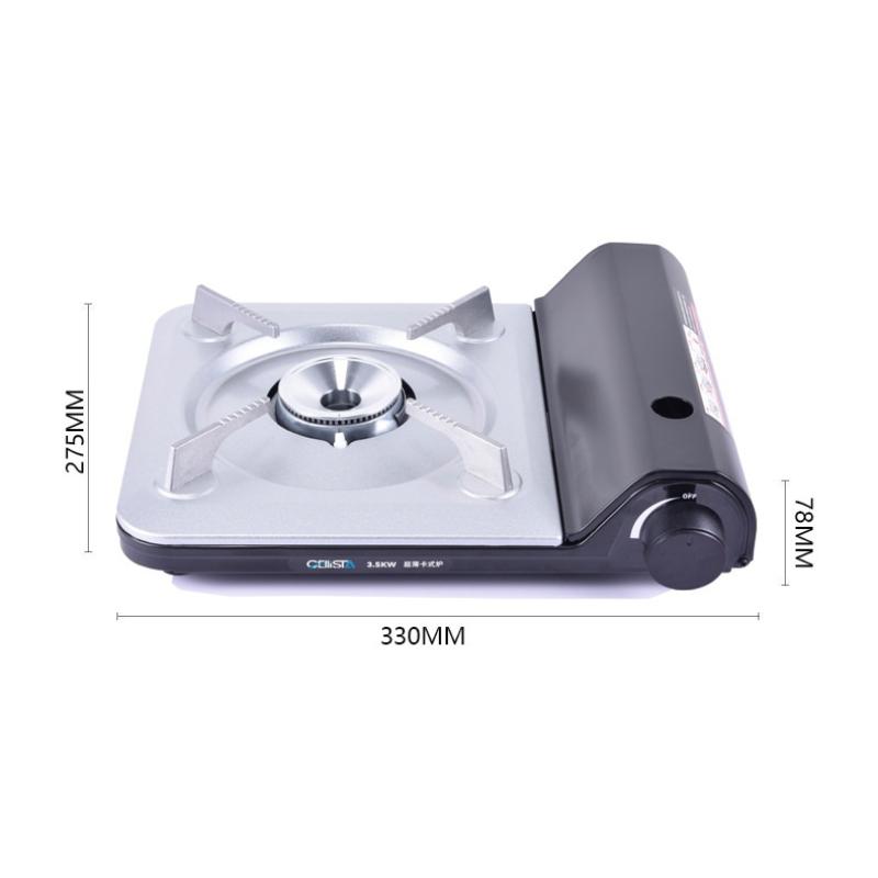 Portable Outdoor Cassette Stove Butane Gas Stove For  Pot Bbq Camping Cooking Lightweight Compact Design Portable Gas Stove
