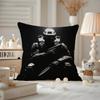 D-Duty-s Black Ops6 Cushion Cover Anti-dustmite Pillowcase Invisible Zipper Silky Short Plush Sofa Cushion Cover