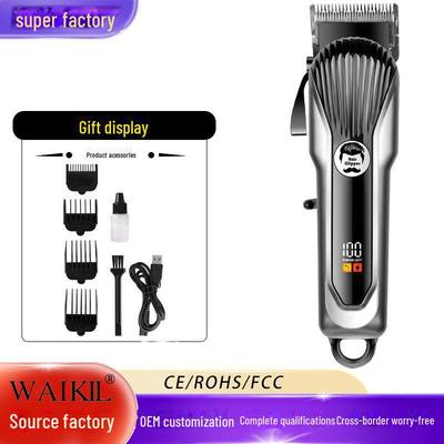 Smart Wireless Hair Clipper with Digital Display for Salons