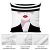 Advanced Black White Pillow Case Short Plush Sofa Decorative Gift Home Double-sided Printing Cushion