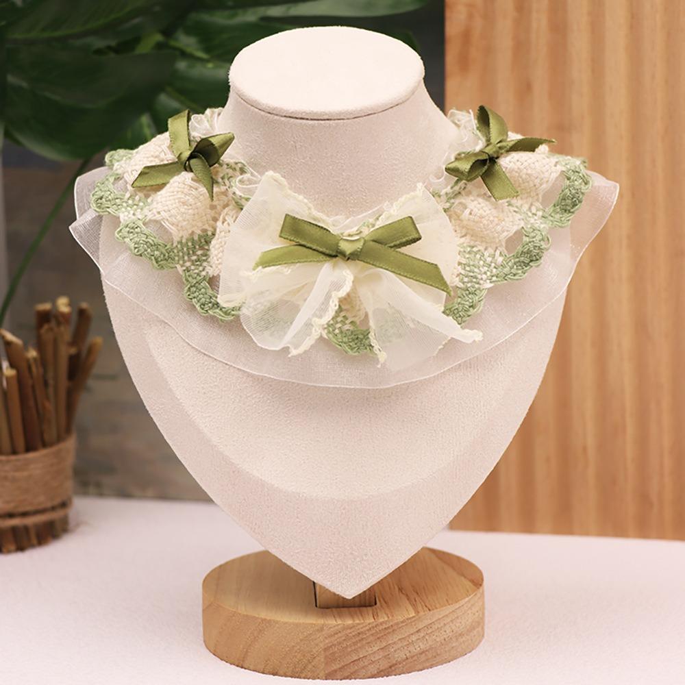 Cute Spring Summer Pet Water Scarf Princess Bowknot Small Dog Scarf Breathable Lace Trim Cat Scarf for Small Dog