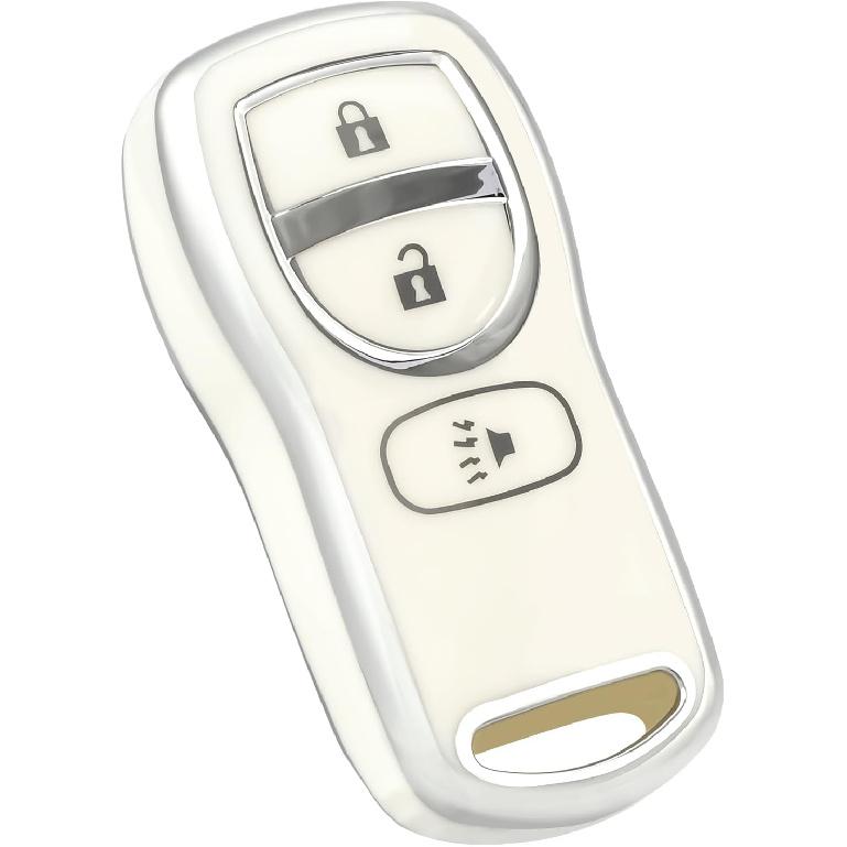 for Nissan Key Fob Cover, Soft TPU Protection Key Fob Case Fit for Nissan Armada Altima Quest Frontier Titan Sentra Versa Xterra Pathfinder Maxima