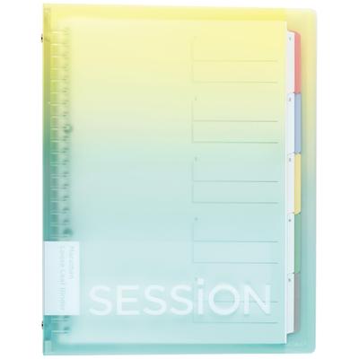 Maruman Loose Leaf Binder Session B5 26 Holes Gradient Lemon Soda F310A-97A