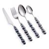 Elegant 304 Stainless Steel Cutlery Set: Knife, Fork & Spoon with Creative Pearl Ceramic Handles. Perfect for Western Steak & Dessert.