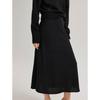 ELLE Women's High-Waist A-Line Long Skirt