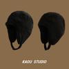 Supck winter warm and fleece double-sided can wear lamb fleece outdoor cycling ear protection windproof thickened hair