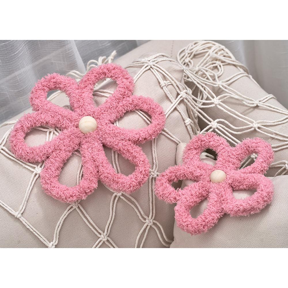 2pcs Bohemian Daisy Flower Wall Decoration Woven Daisy Flower Decorative Wall Bohemian Daisy Kindergarten Decoration Daisy Flowe