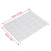 Clear Plastic Coffee Pod Storage Tray Holds 25 Capsules Capsule Storage Drawer  For Kitchen