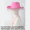 Fashionable White Denims Hat Unisex Breathable Hat Light Weight Sunscreen Hat for Outdoor Activity