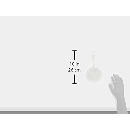 Noda Horo Enamel Saucepan, Milk Pan, Gas Stove Only, Made in Japan, White, 12cm, YN-M12