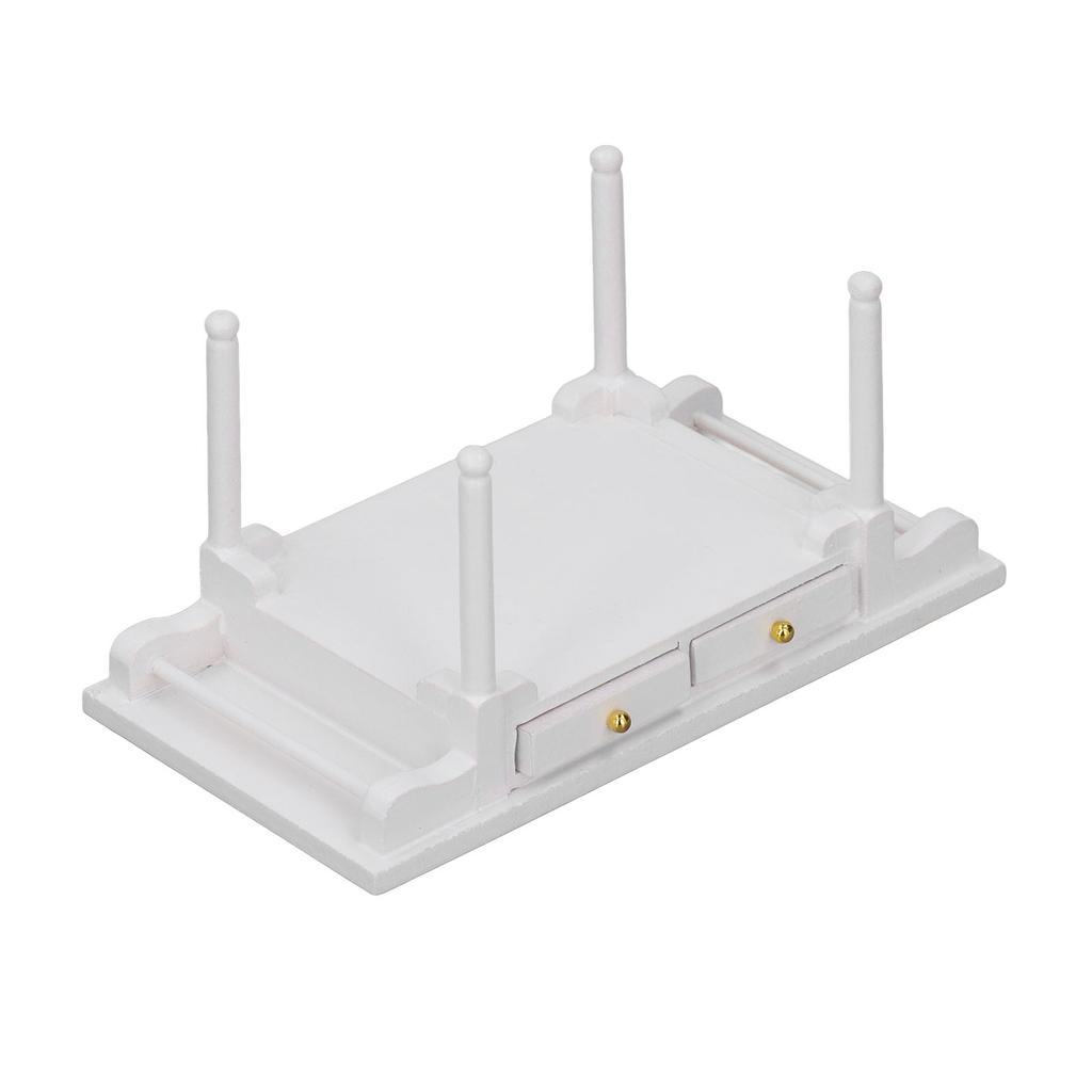 1: 12   Desk Wooden Modern  Ature Table   Writing Desk Toy Furniture Decoration