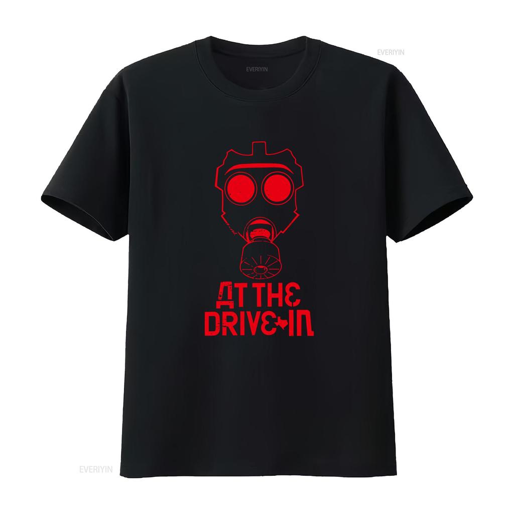 At The Drive In Rock Band Mark Classic Design T Shirt Punk Metal Hardcore Print Vintage Washed Casual Streetwear Soft Stylish