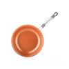Saucepan Non Stick Skillet Round Copper Color Frying Pan Kitchen for Frying Eggs Steaks Family Restaurant Use Kitchen Cookware