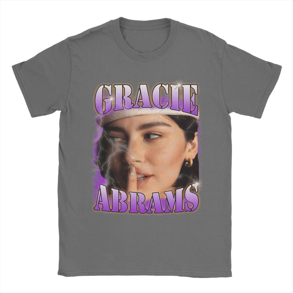 Music Singer In 80s Gracie Abrams T Shirt for Unisex Cotton Leisure TShirts Round Collar Tee Shirt Short Sleeve Tops Gift Idea