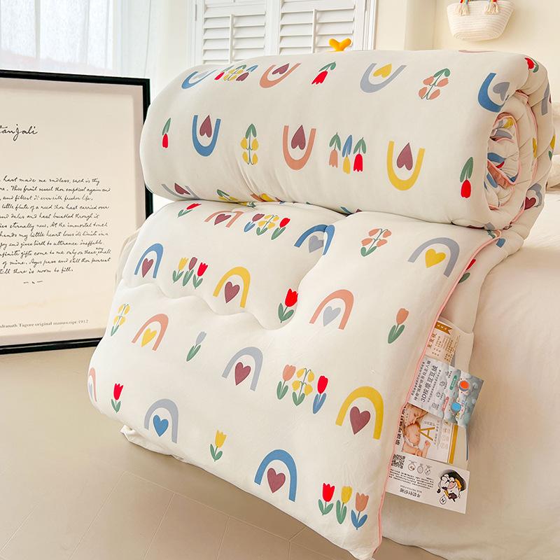 Pilotă cu soia de calitate pentru mamă și bebeluș clasa A, din bumbac, tricotată, cu puf pentru copii