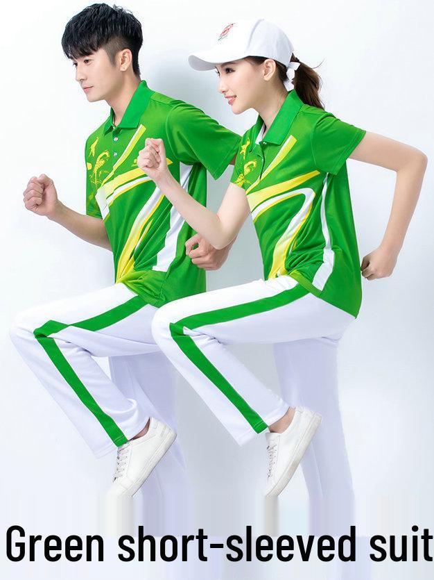 Unisex Quick-Dry Short-Sleeve T-Shirt: Ideal for Summer Fitness, School Sports, Performance, and Team Uniforms.