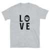 Love Dog Doggie Paw T-Shirt