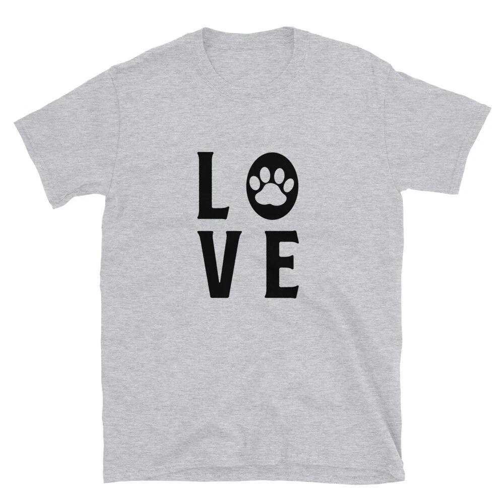 Love Dog Doggie Paw T-Shirt 3XL