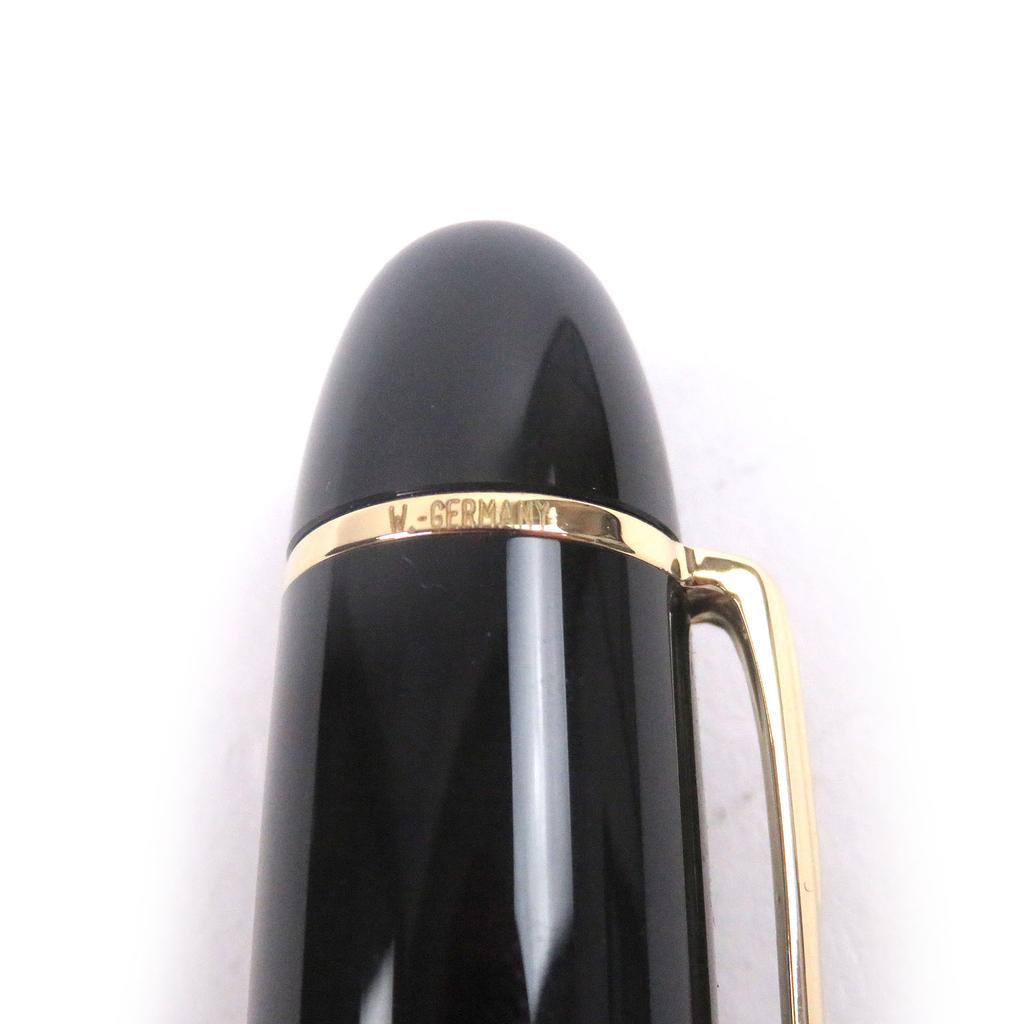 Pristine MONTBLANC fountain pen Meisterstück 149 Cap type black 18K mens Used