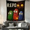 R.E.P.O POSTER Wall Hanging Printed Fabric Blanket Decorative Tapestries for Bedroom Living Room Home Decor