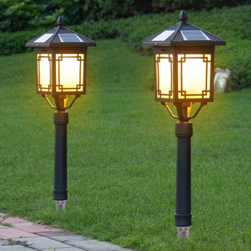 Shuya New Chinese Style Solar LED Lawn Light