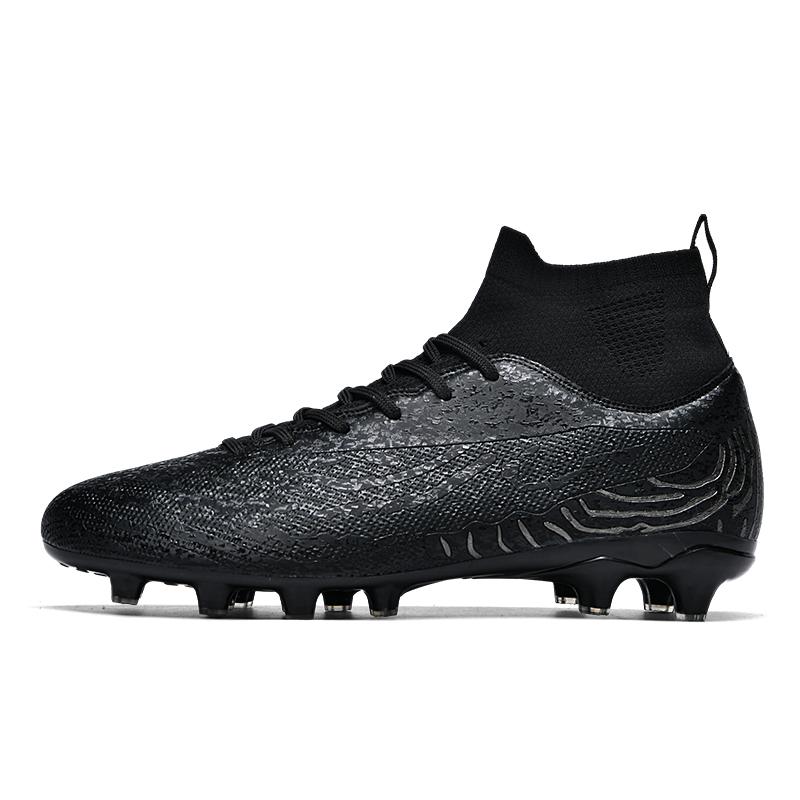 Men Professional Soccer Shoes Anti-Slip Outdoor Grass Training Stud Sports Shoes Men Soft Lace-Up Football Boots Men