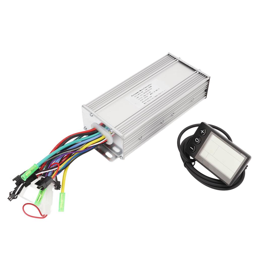1000W Brushless Motor Intelligent Controller Waterptoof LCD Meter 36‑60V Aluminum Alloy Electric Bike Controller Kit