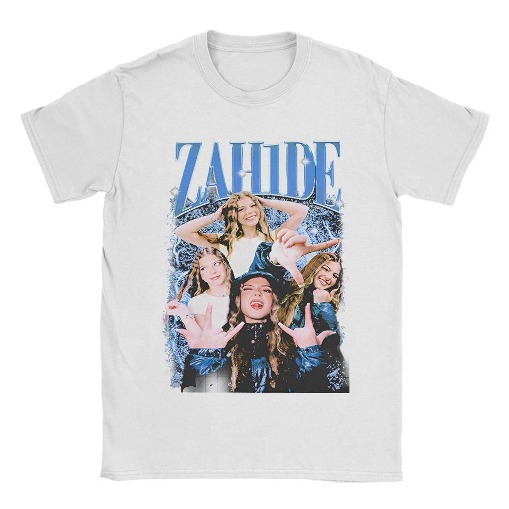 Retro Zahide Bootleg  Merch Men Women T Shirt 100% Cotton Tee Graphic Printed  T-shirt Clothes