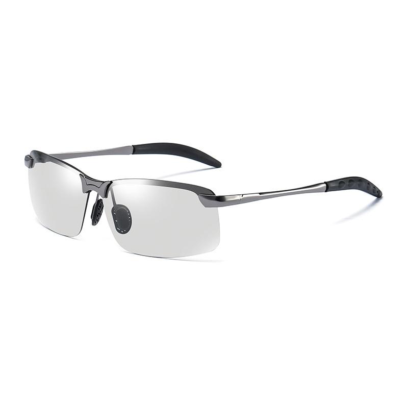 

Outdoor Fishing Man s Polarized Smart Light-sensitive Metal-changing Sunglasses - Suitable For Both Day And Night Driving 3043