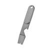 Titanium Alloy Pry Bar Self Defense Crowbar EDC Multi Tool Bottle Opener Keychain for Outdoor Camping Hiking Survival Gear 4