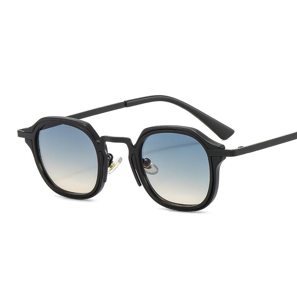 Metal Harbor Style Square Sunglasses P Glasses Punk Full Frame British Retro Sunglasses