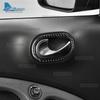 Real Soft Carbon Fiber Stickers For Mercedes Benz Smart 453 Fortwo/Forfour 2016 2017 2018 2019 2020-2025 Car Door Handle Frame