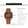 Top Luxus mit Box Minifocus Markenuhr Casual Herrenuhr Quarzuhr Leder Herrenuhr 0403G