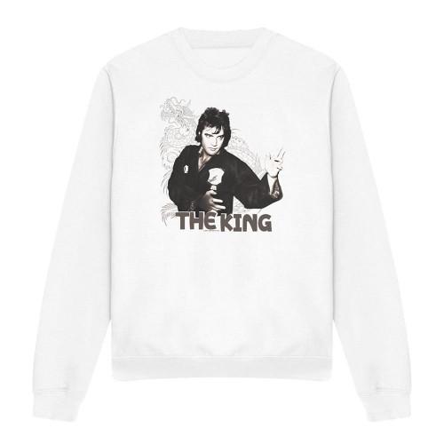 Elvis Presley Unisex Erwachsener Fighting King Sweatshirt