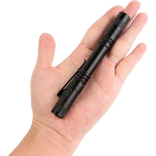 Red LED Pen Flashlights, Mini, Waterproof Pocket Flashlight with Clip, Small Red Light Flashlights for Work,Astronomy, Aviation, Night Observation (3