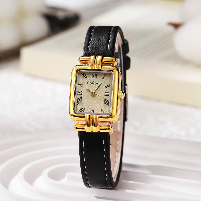 Ceas Nou pentru Femei Retro cu Cifre Romane - Curea de Piele de Lux & Vânzător Fierbinte