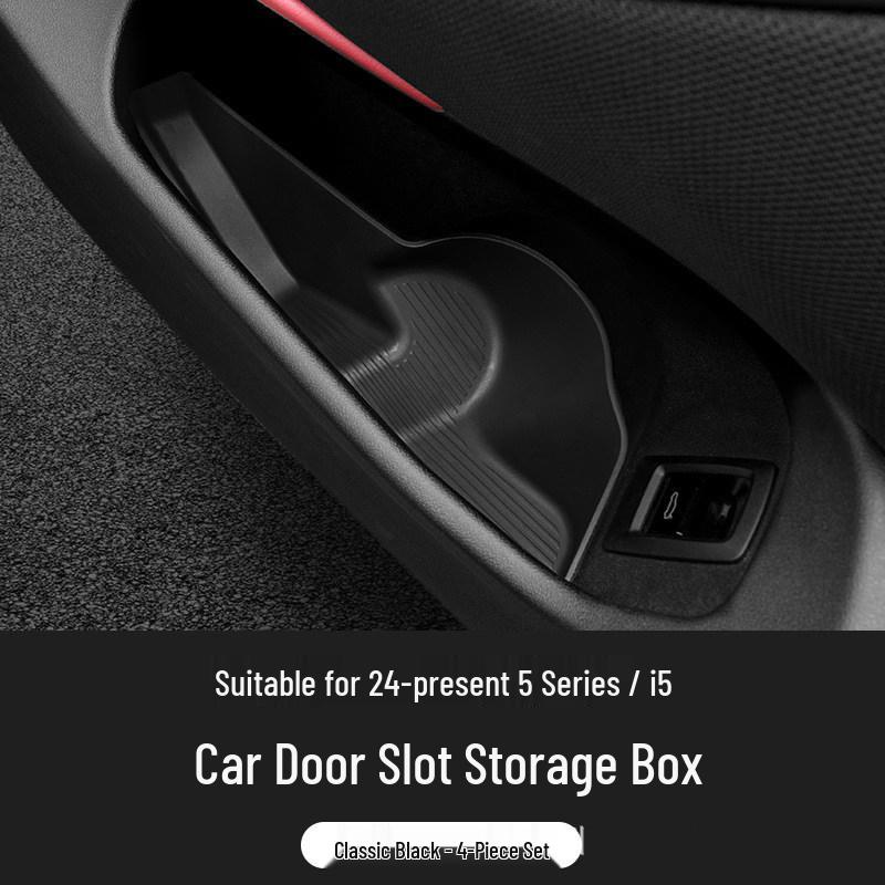 

BMW 5 Series i5 Door Slot Storage Box Organizer (2024-2026) - Car Interior Decoration