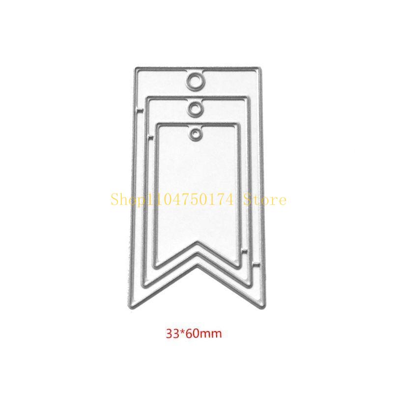 Étiquette volante Matrices de découpe en métal Pochoir Scrapbooking DIY Album Tampon Carte Papier E meilleure vente