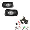For Acura TSX 2003-2005 Fog Light Bumper Driving Lamps Clear Lens Fog Lights Wiring Switch Kit Bezels Clear Bumper Lamps saaembl