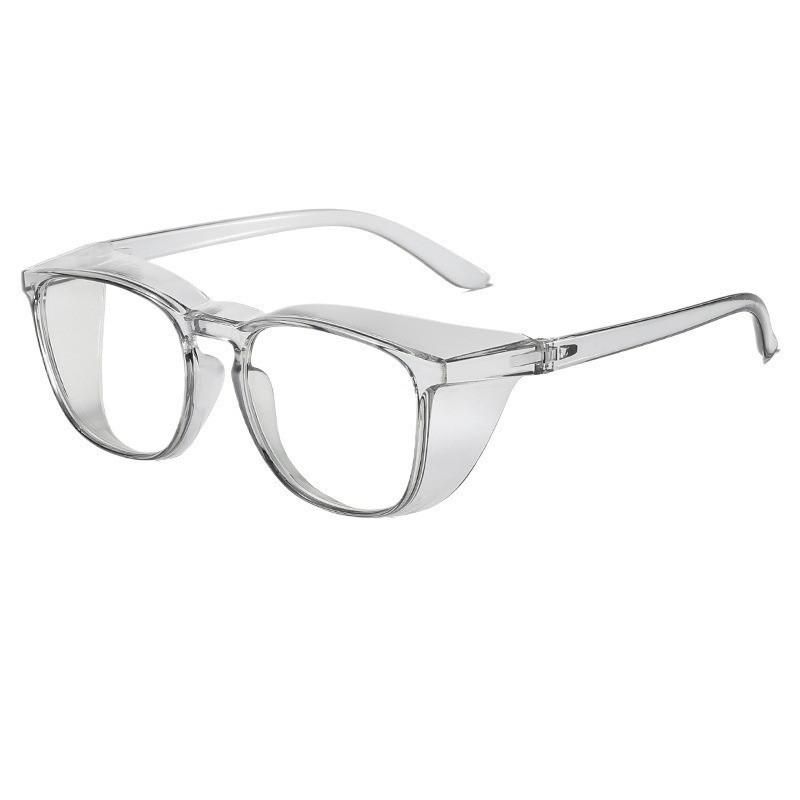 8PCS Dust-proof Anti-saliva Eye Protection Glasses Safety Glasses Anti-fog Anti Pollen Blue Light Blocking Glasses