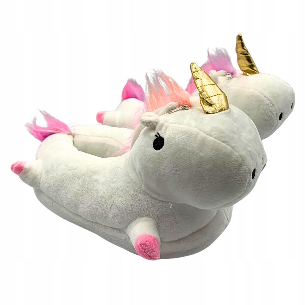 Unicorn Rainbow Winter Slippers For Women, Children, Warm 35-38