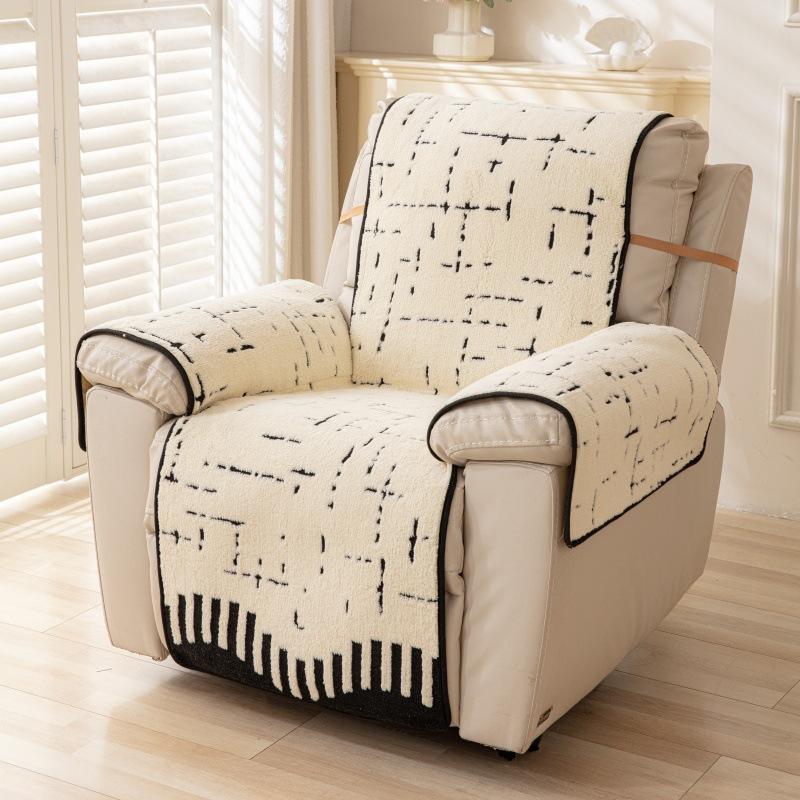

Single Sofa Cushion with Full Cover Anti Slip Electric Massage Lounge Chair Cushion Cover Soft Comfortable Simple and Versatile 55x185cm 1pcs