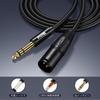 6.35mm To XLR Cable, Veetop TRS 6.35mm (14 Inch) Male To XLR Male Cable, 6.35mm To XLR Male 3-Pin Audio Cable, XLR Male To 14 Inch Jack TRS Cable,