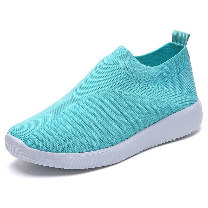 Women's Sneaker Soft Mesh White Shoes For Woman Sneakers Hot Women Sports Shoes Casual Zapatillas Mujer Flat Baskets Femmes