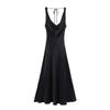 European & American Style Women's Silk Satin Dress - Sexy, Hot Girl Fashion