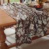 Dining Table Fabric Plant Flower Thickened Fabric Tablecloth Coffee Table Dust-Proof Hot-Selling