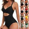 Swimsuit Women's Suspender Sexy One-piece Skinny Hollow Huludao Swimsuit Backless Tights Swimsuit