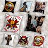 B-Band Guns N Roses Catchy Pillow Case Sofa Living Room Bedroom Headboard Backrest Cushion Square Cushion Nap Time