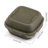 Practical 4 Compartment Eggs Container With Shockproof Silicone Protections Eggs Holder for Outdoor Camping Picnics