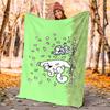Simon's cat Flannel Blanket Soft Warm All-Season Throw, Design for Camping, Car Travel, Hiking Sofa, Bed, Office Perfect Gift for Parties